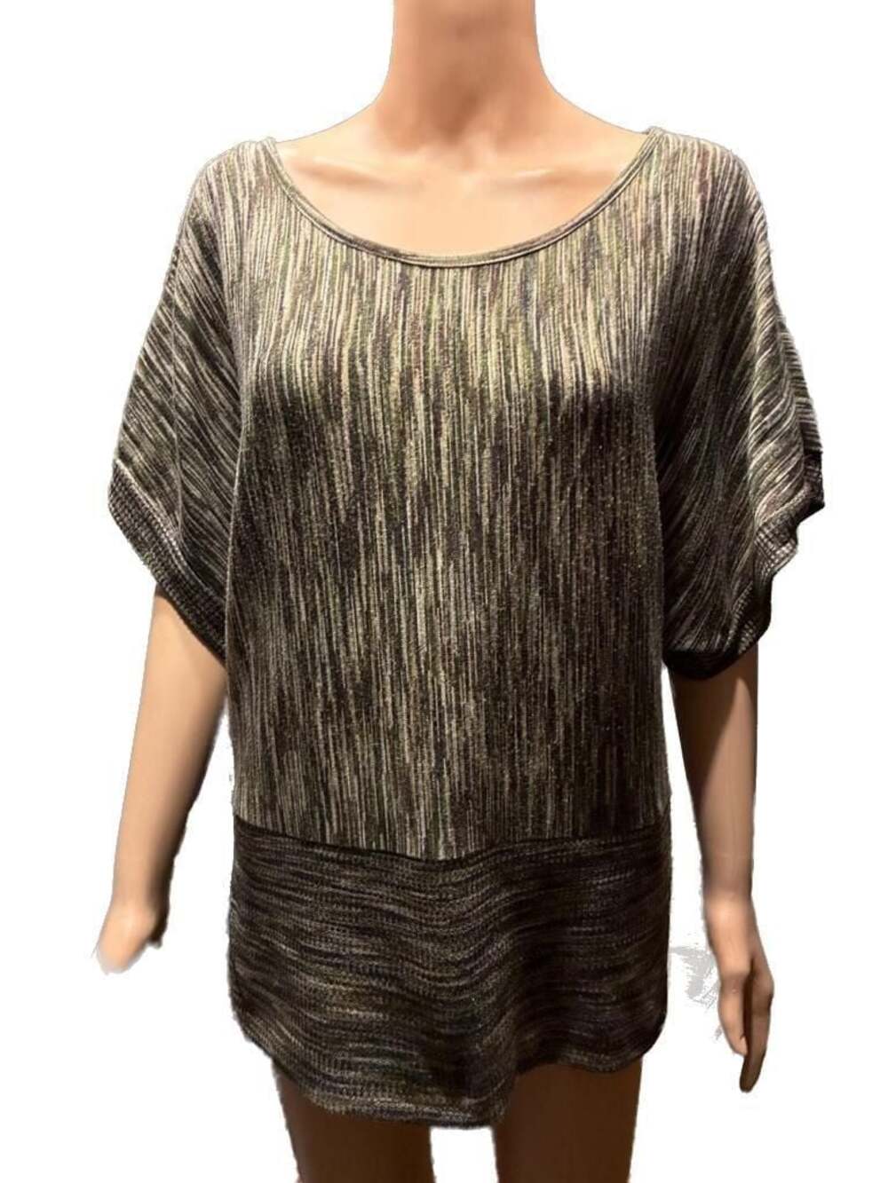 Signature Studio Women's Short Sleeve Knit Top Size XL